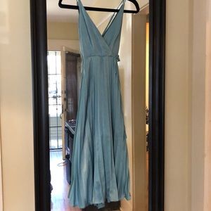 Lush midi pleated dress! Worn once!